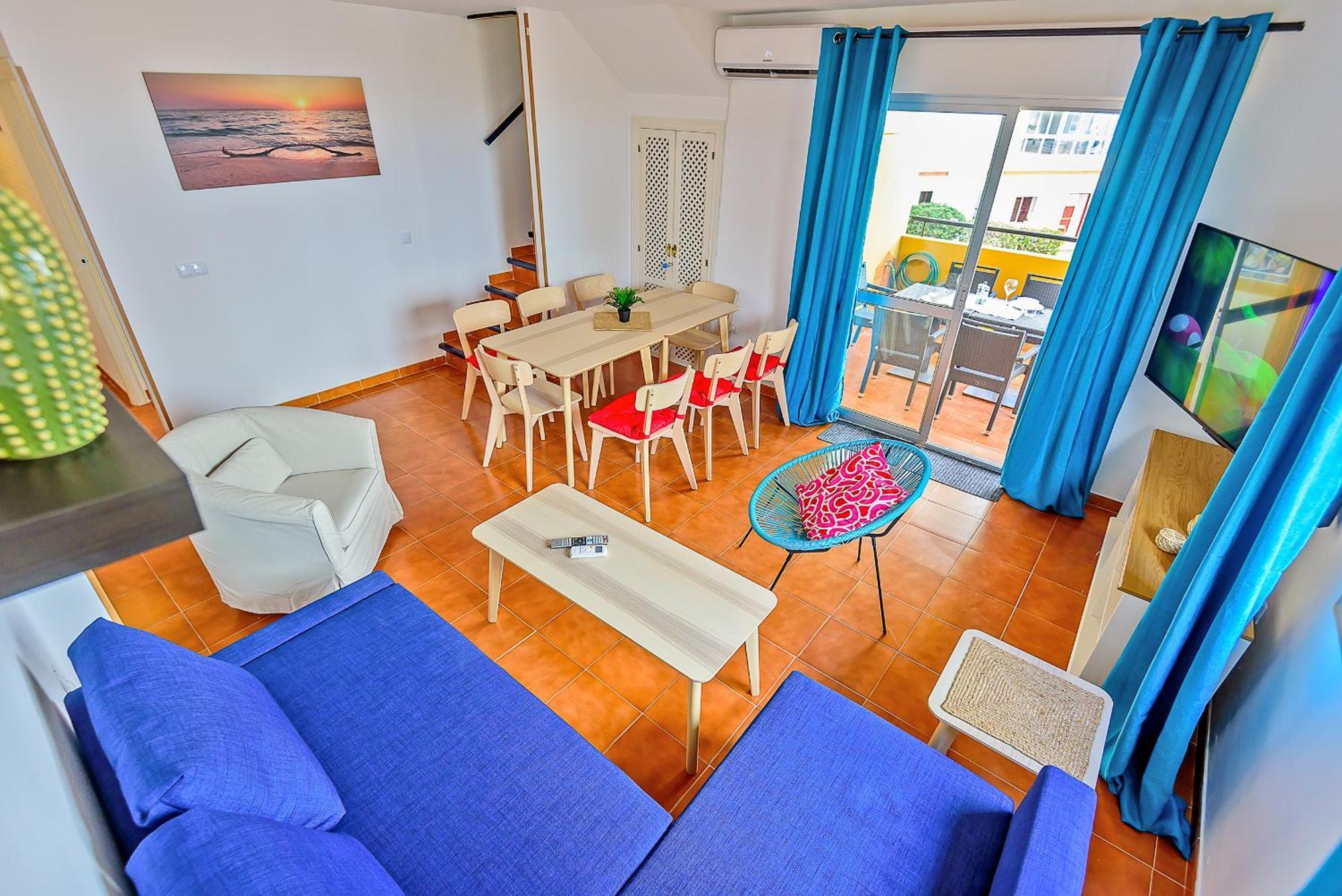 אל פוארטו דה סנטה מריה Beachfront Duplex 1ª Linea & Terraces Oceanfront מראה חיצוני תמונה