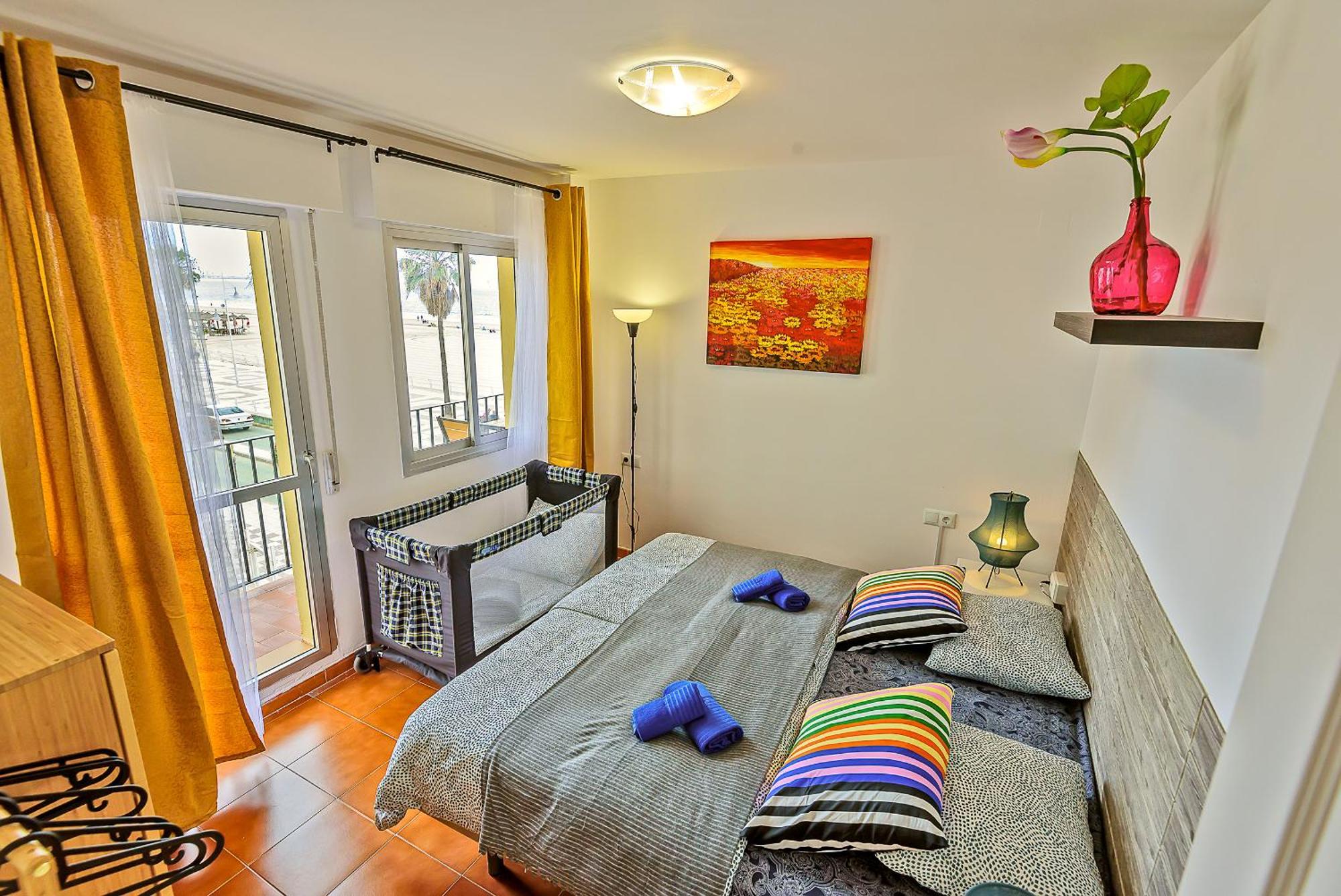 אל פוארטו דה סנטה מריה Beachfront Duplex 1ª Linea & Terraces Oceanfront מראה חיצוני תמונה